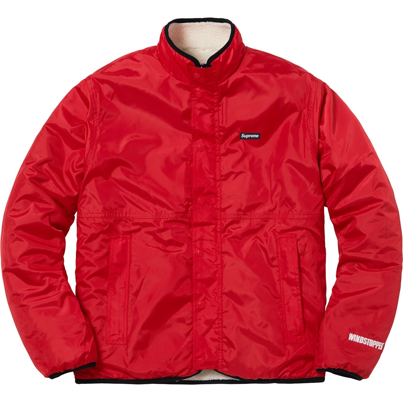 Reversible Logo Fleece Jacket view 10